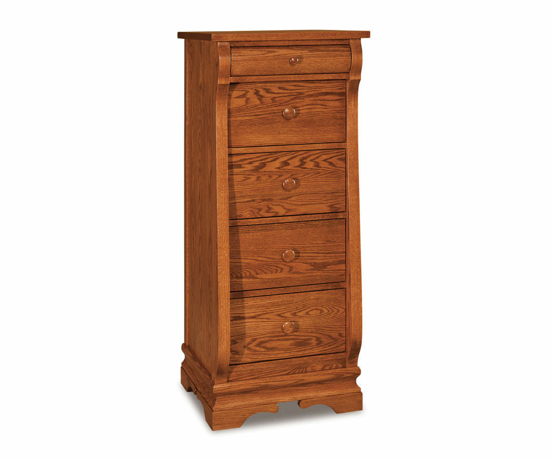 Chippewa Sleigh 5 Drawer Lingerie Chest – 22¼"W