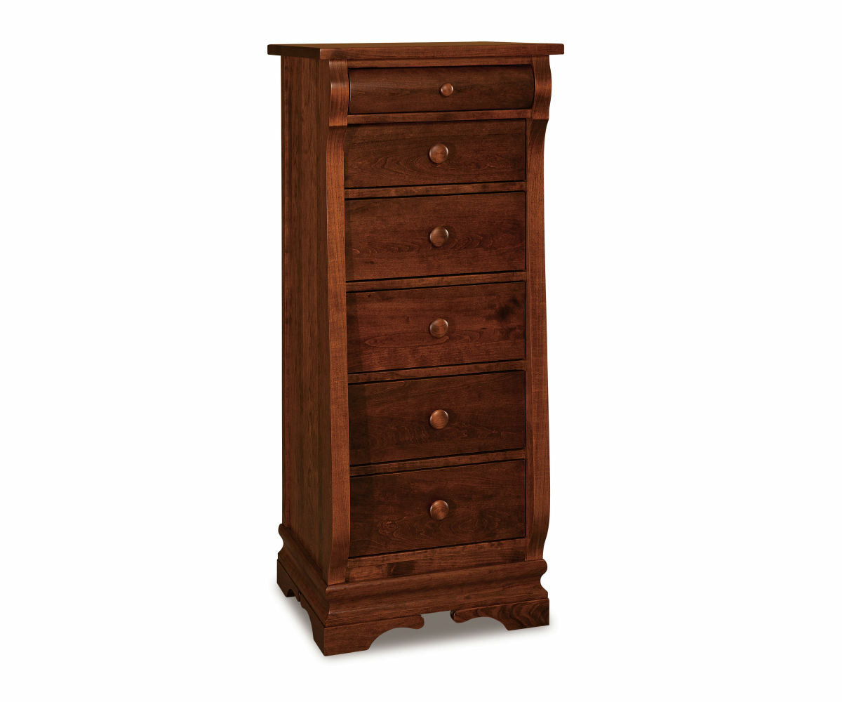 Chippewa Sleigh 6 Drawer Lingerie Chest – 22¼"W