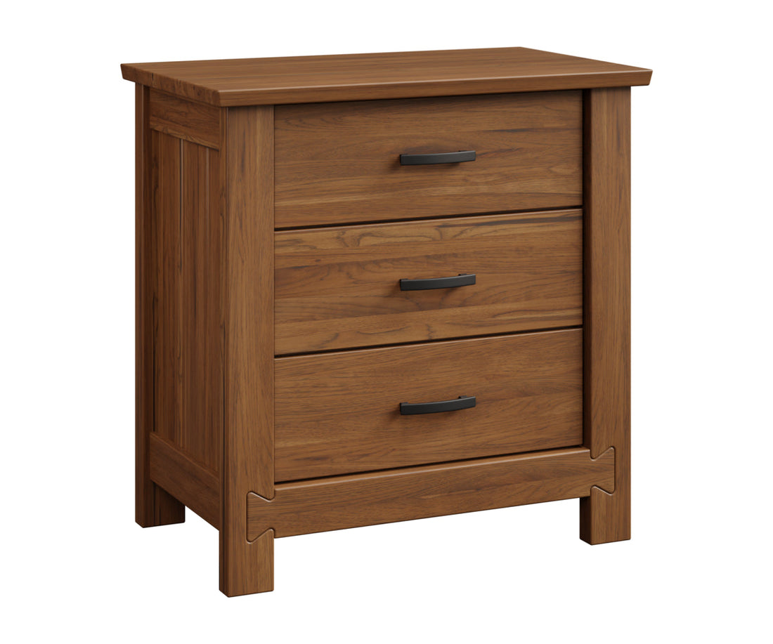 Dovetail 3 Drawer Nightstand – 28½"W