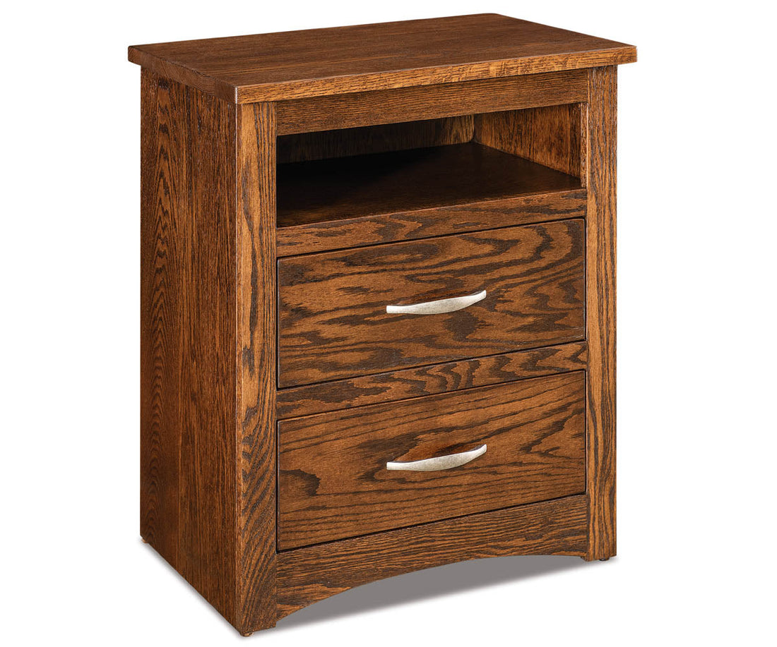 Denver 2 Drawer Nightstand with opening – 25"W