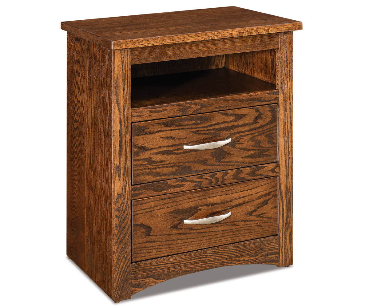 Denver 2 Drawer Nightstand with opening – 25"W