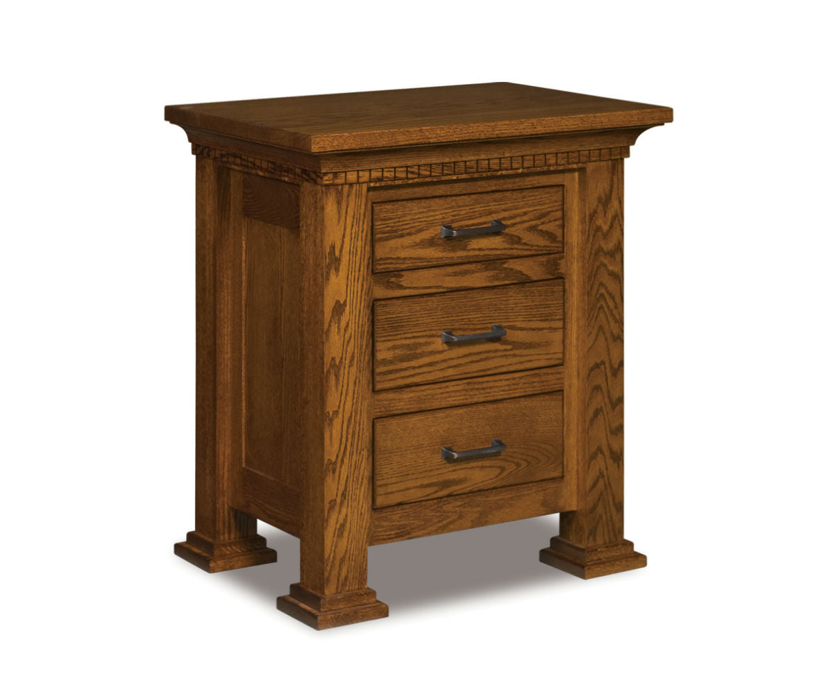 Empire 3 Drawer Nightstand – 27"W x 30½"H