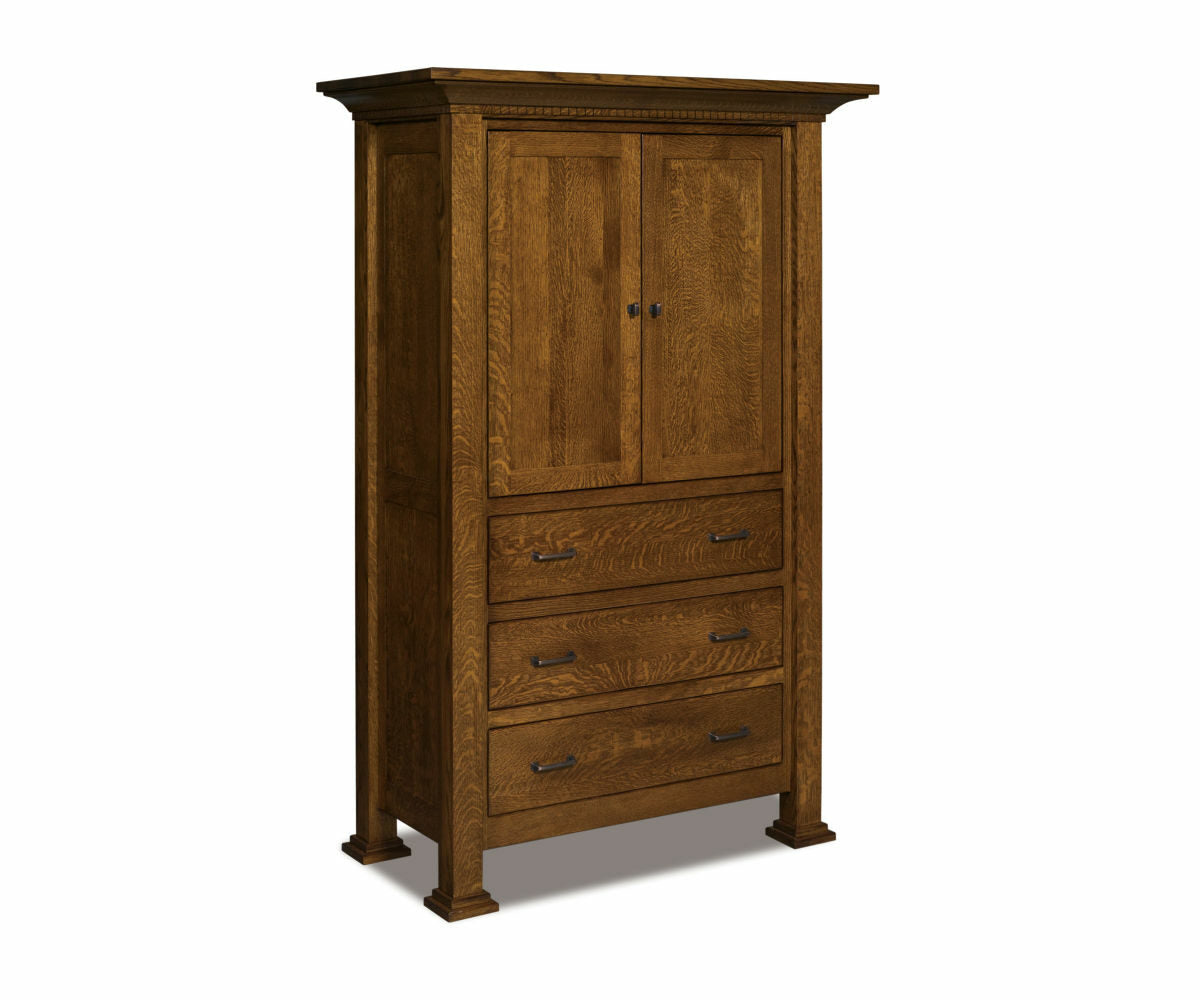 Empire Armoire; 2 drawer, 2 door – 48½"W