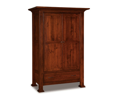 Empire Wardrobe Armoire; 1 drawer, 2 door – 52½"W