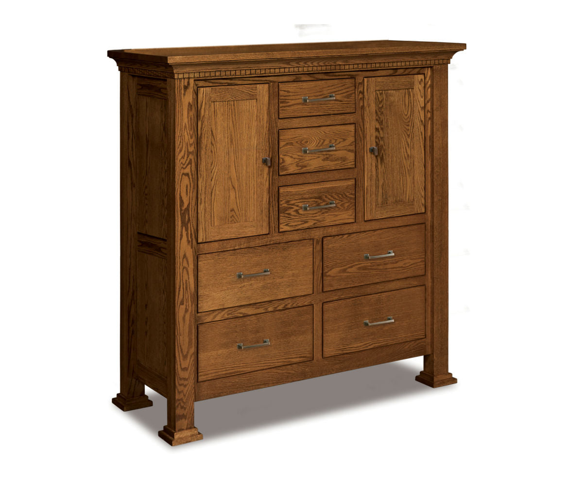 Empire His & Hers Chest; 7 drawer, 2 door – 55"W