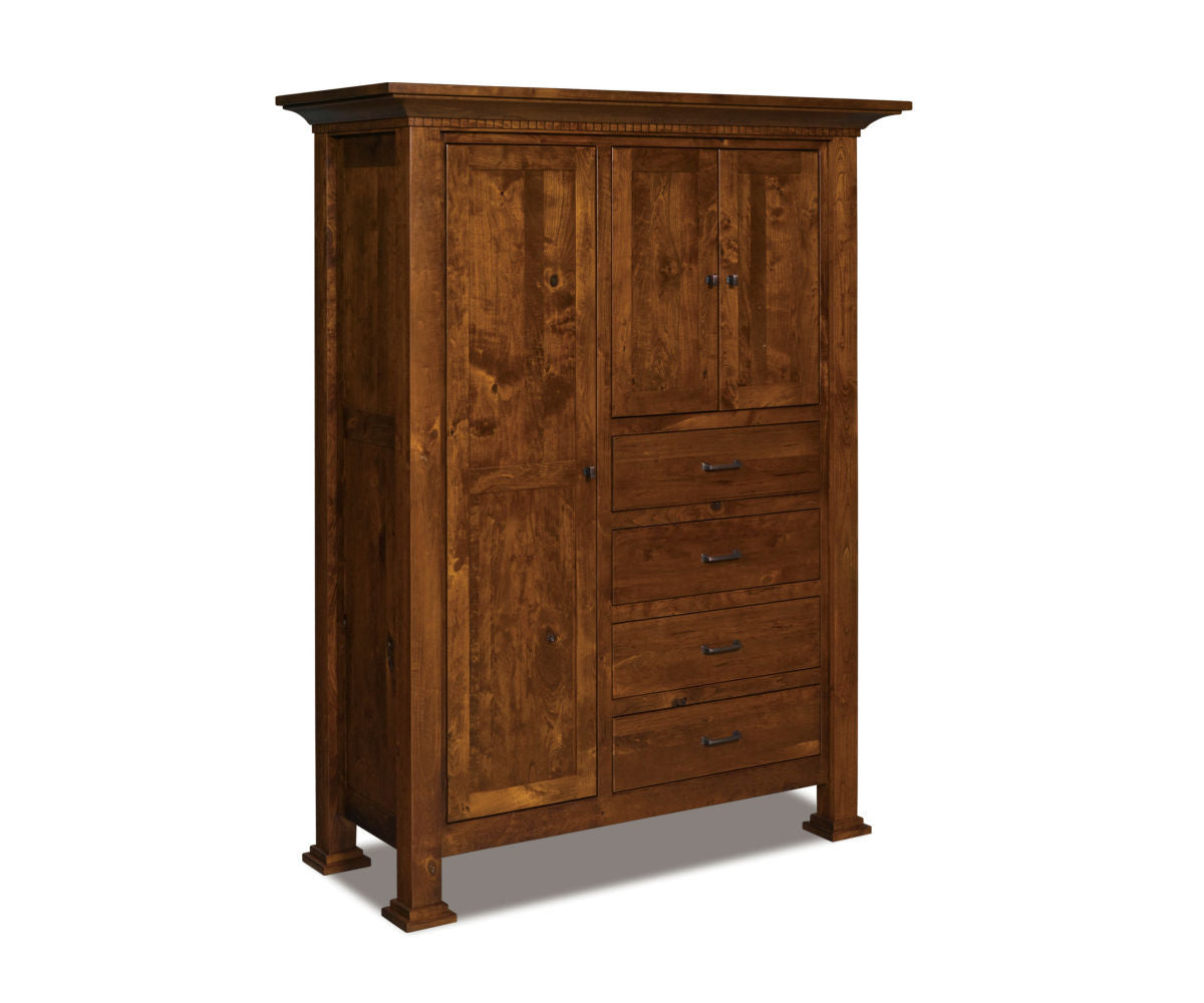 Empire Chifferobe; 4 drawer, 3 door – 58½"W
