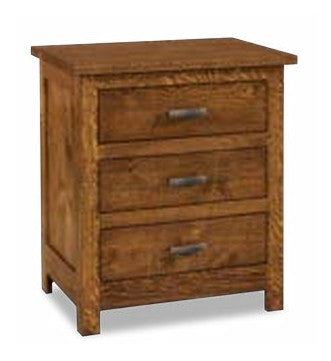 Flush Mission 1 Drawer, 2 Door Nightstand – 25"W
