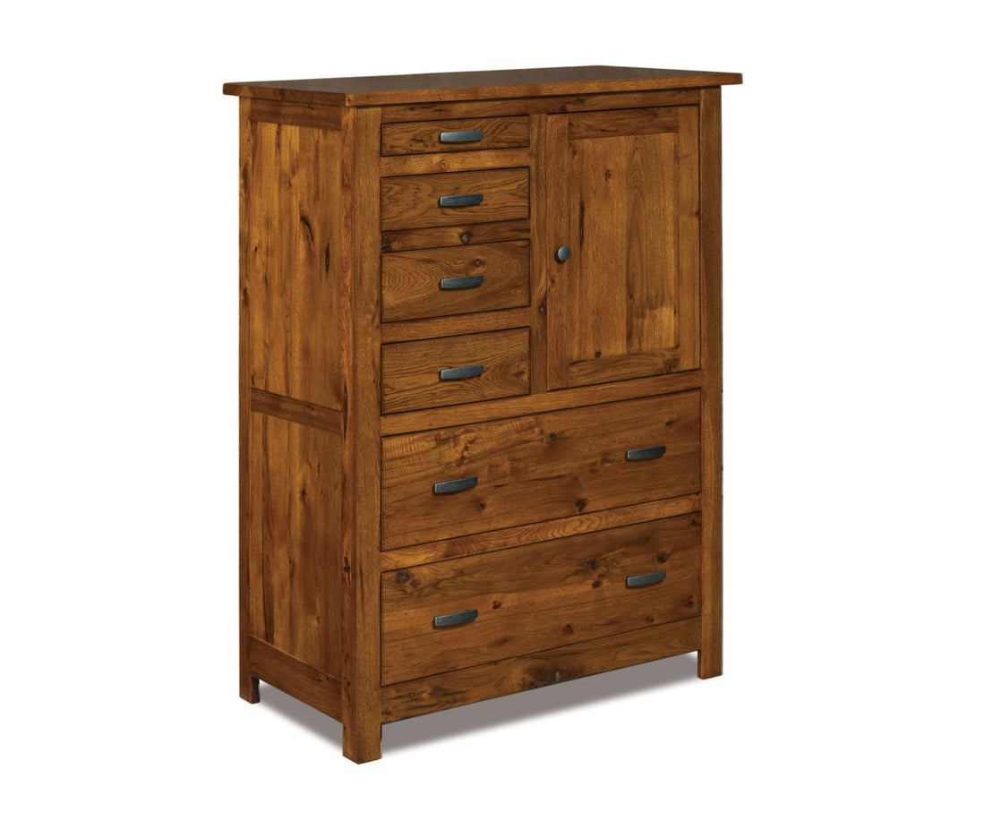 Flush Mission Gentleman's Chest ; 6 drawer, 1 door – 40"W
