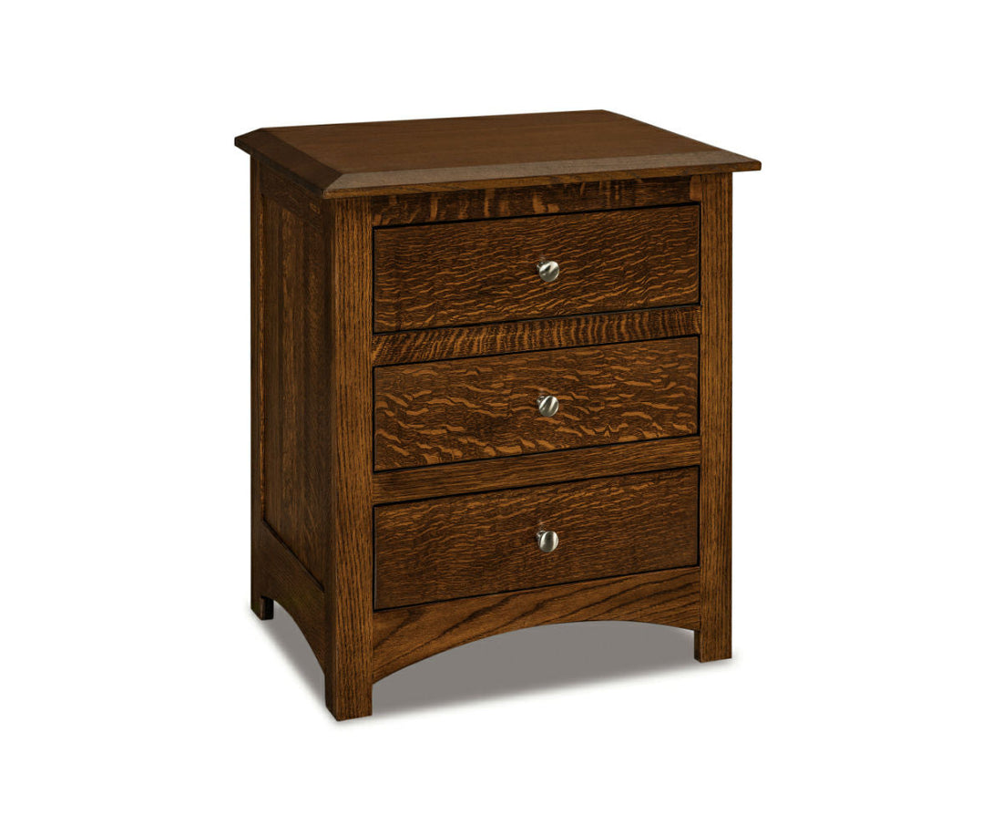Finland 3 Drawer Nightstand – 25"W x 29"H
