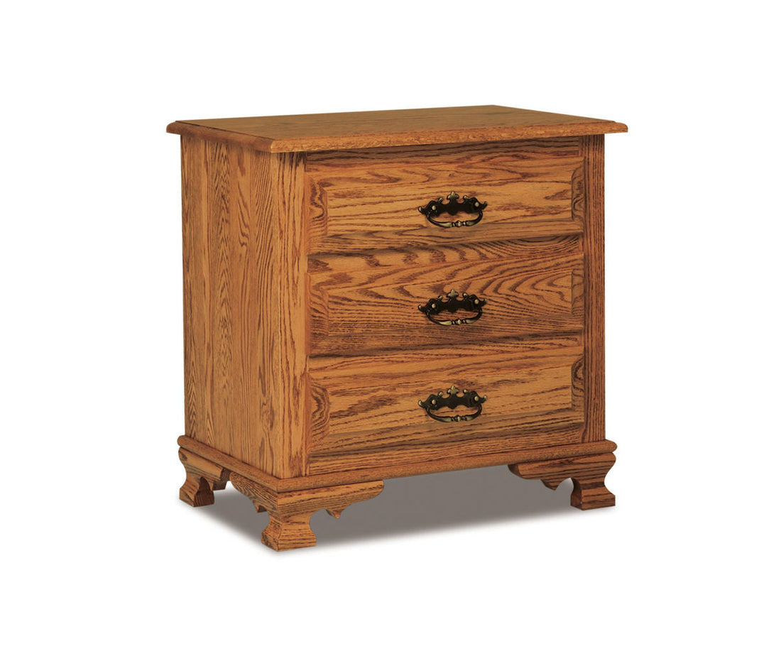 Heritage 3 Drawer Nightstand – 25"W x 25¼"H