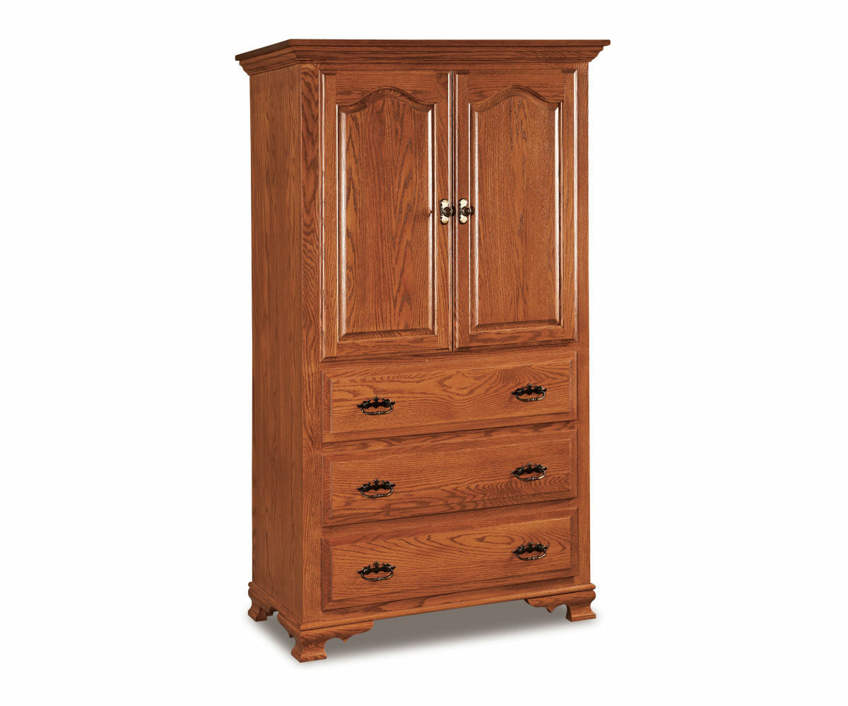 Heritage Armoire; 3 drawers, 2 doors – 41"W