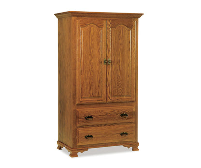 Heritage Armoire; 2 drawers, 2 doors – 41"W