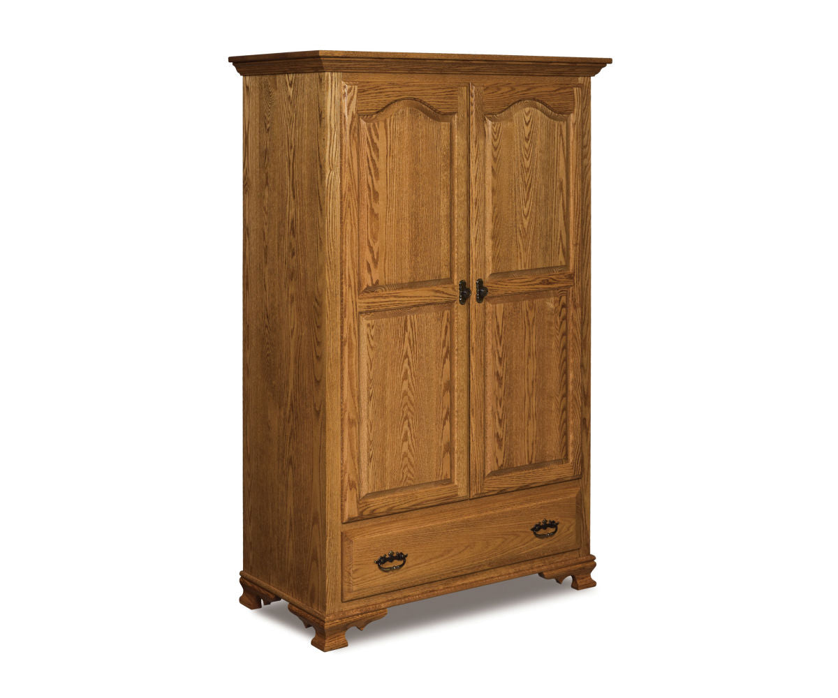 Heritage Wardrobe Armoire; 1 drawer, 2 door – 45"W