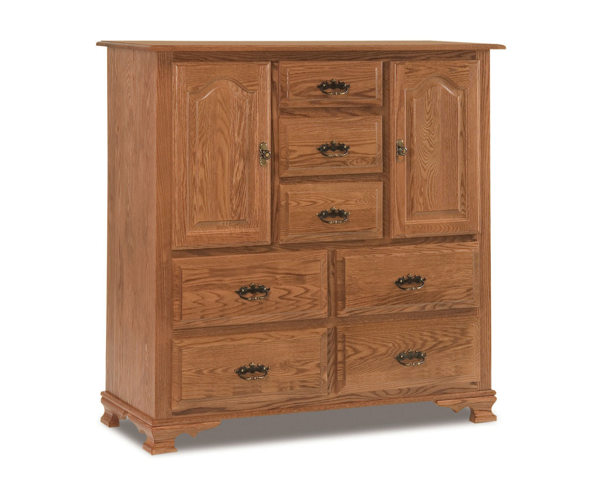 Heritage His & Hers Chest; 7 drawer, 2 door – 50"W