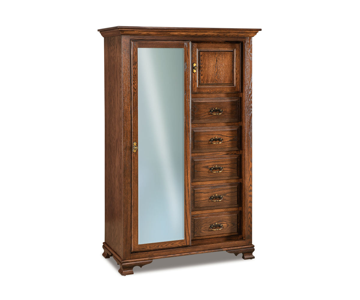 Heritage Chifferobe; 4 drawer, 3 door – 45"W