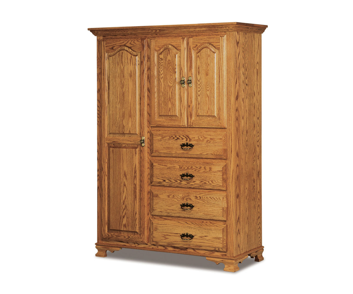 Heritage Chifferobe; 4 drawer, 3 door – 45"W