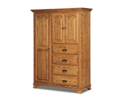 Heritage Chifferobe; 4 drawer, 3 door – 45"W
