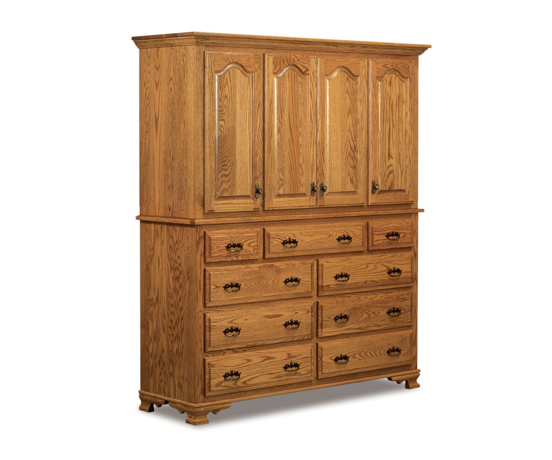 Heritage 2 pc. Mule Chest; 9 drawer, 4 door – 67"W