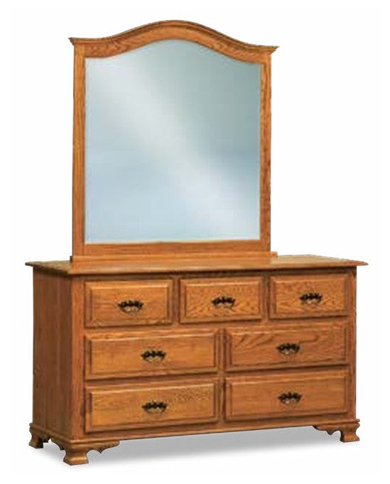 Heritage 7 Drawer Dresser with Beveled Mirror – 59"W