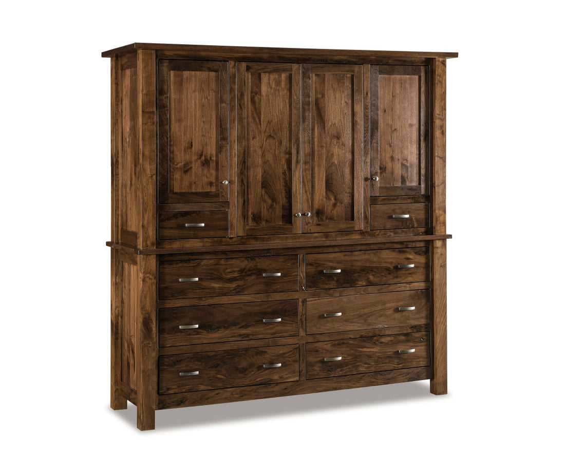 Heidi 2 pc. Mule Chest; 8 drawer, 4 door – 78¾"W