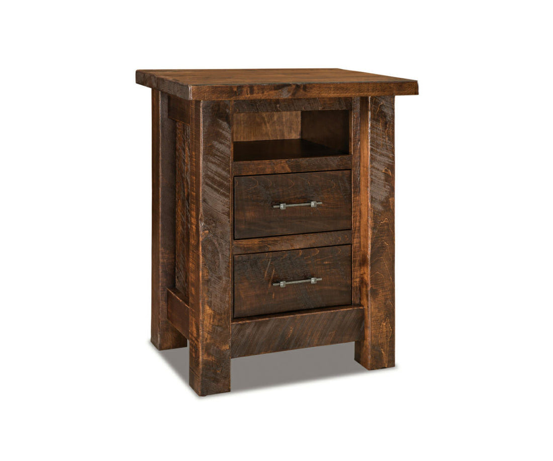 Houston 2 Drawer Nightstand w/opening – 27"W