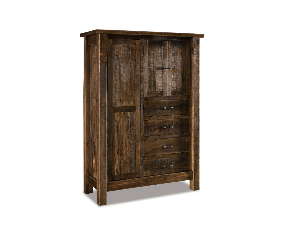 Houston Chifferobe; 4 drawer, 3 door – 55"W