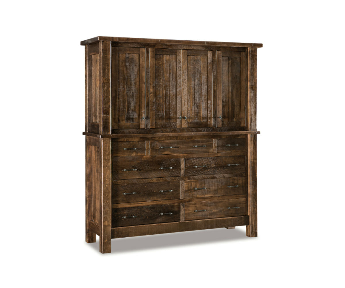 Houston 2 pc. Mule Chest; 9 drawer, 4 door – 71"W