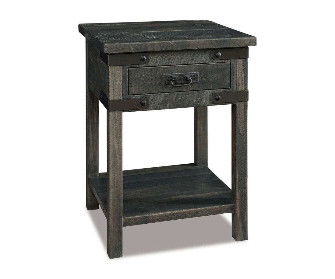 Ironwood 1 Drawer Open Nightstand – 21½"W