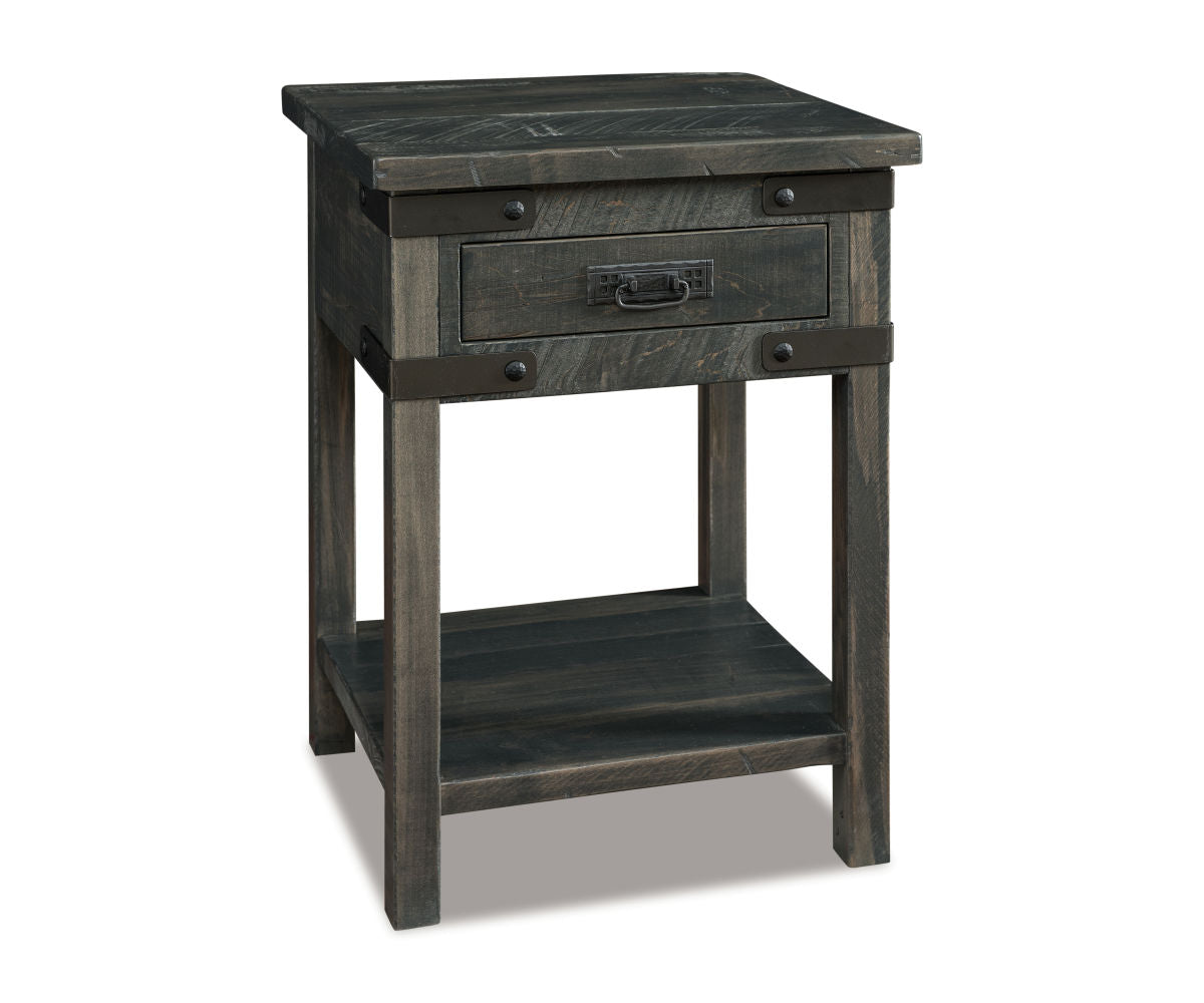 Ironwood 1 Drawer Open Nightstand – 21½"W
