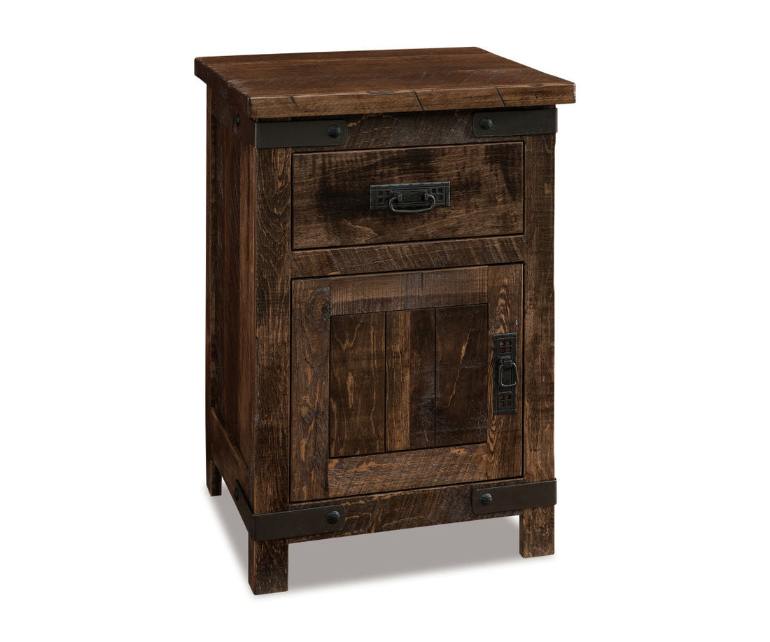 Ironwood 1 Drawer, 1 Door Nightstand – 20"W