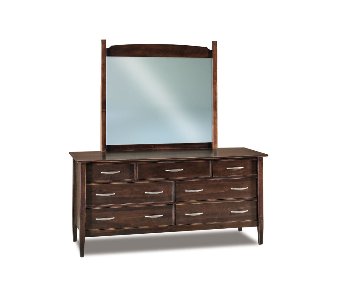 Imperial 7 Drawer Dresser with Beveled Mirror – 66¼"W