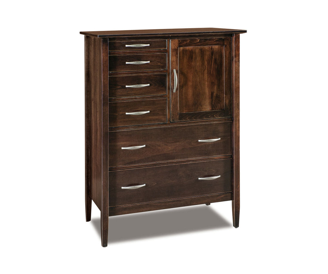 Imperial Gentleman's Chest; 6 drawers, 1 door – 40"W