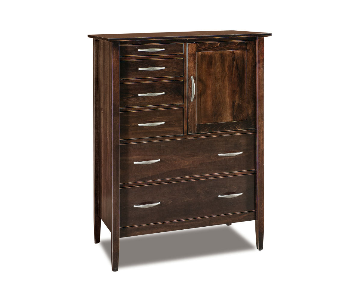 Imperial Gentleman's Chest; 6 drawers, 1 door – 40"W
