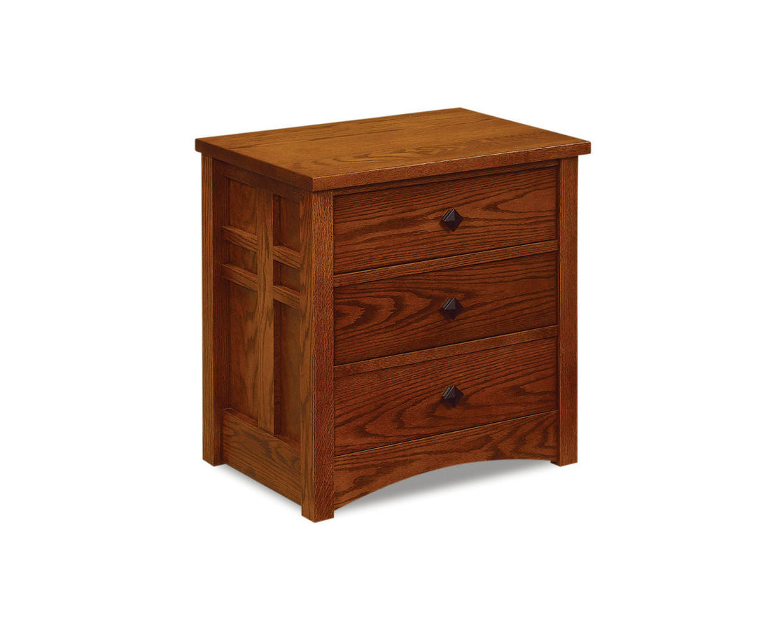 Kascade 3 Drawer Nightstand – 25"W x 25"H