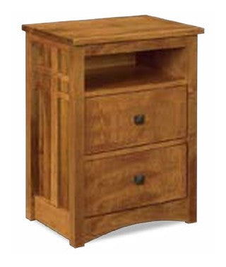 Kascade 2 Drawer Nightstand with opening – 25"W