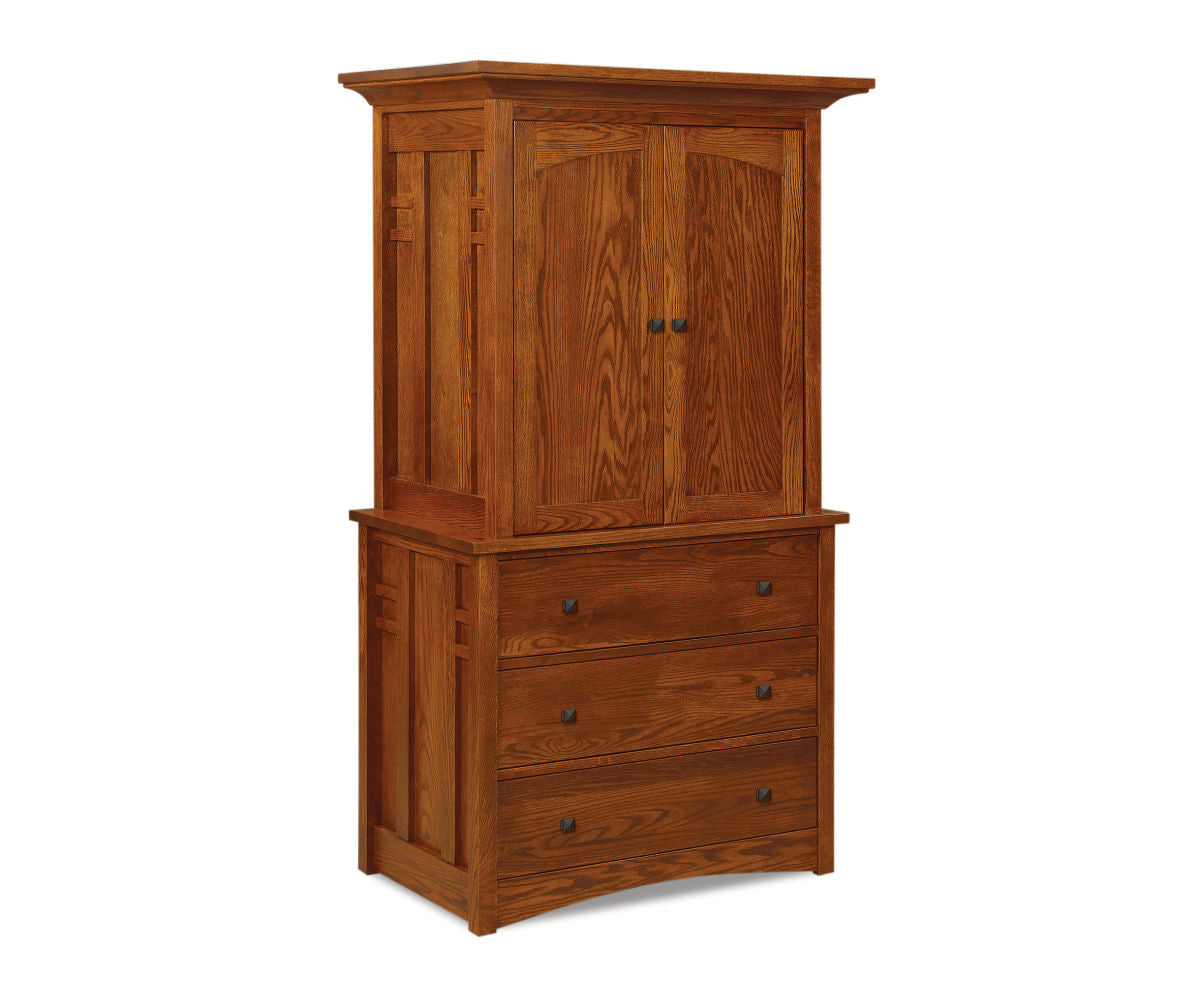 Kascade Armoire 2 pc; 2 drawer, 2 door – 41"W