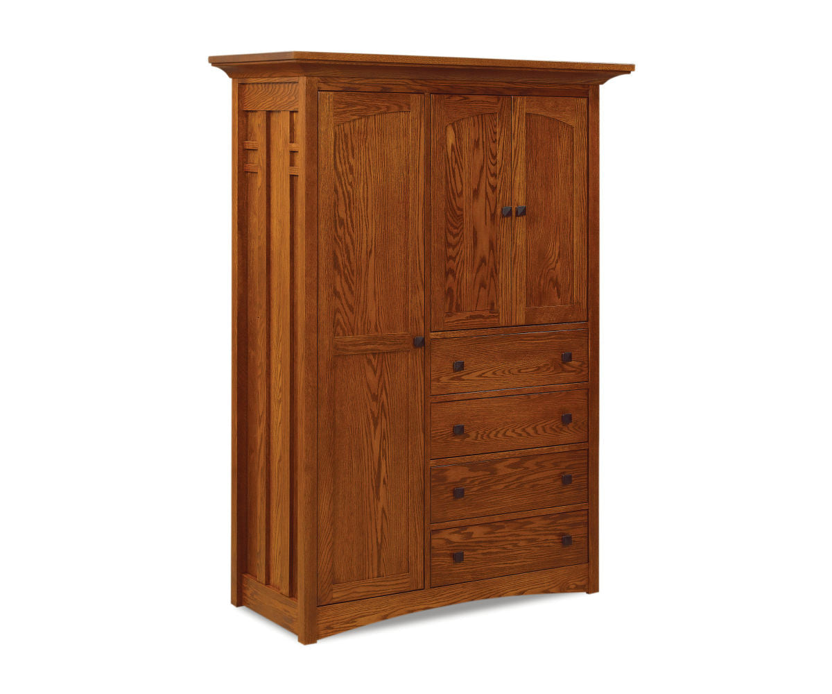 Kascade Chifferobe; 4 drawers, 3 doors – 53"W