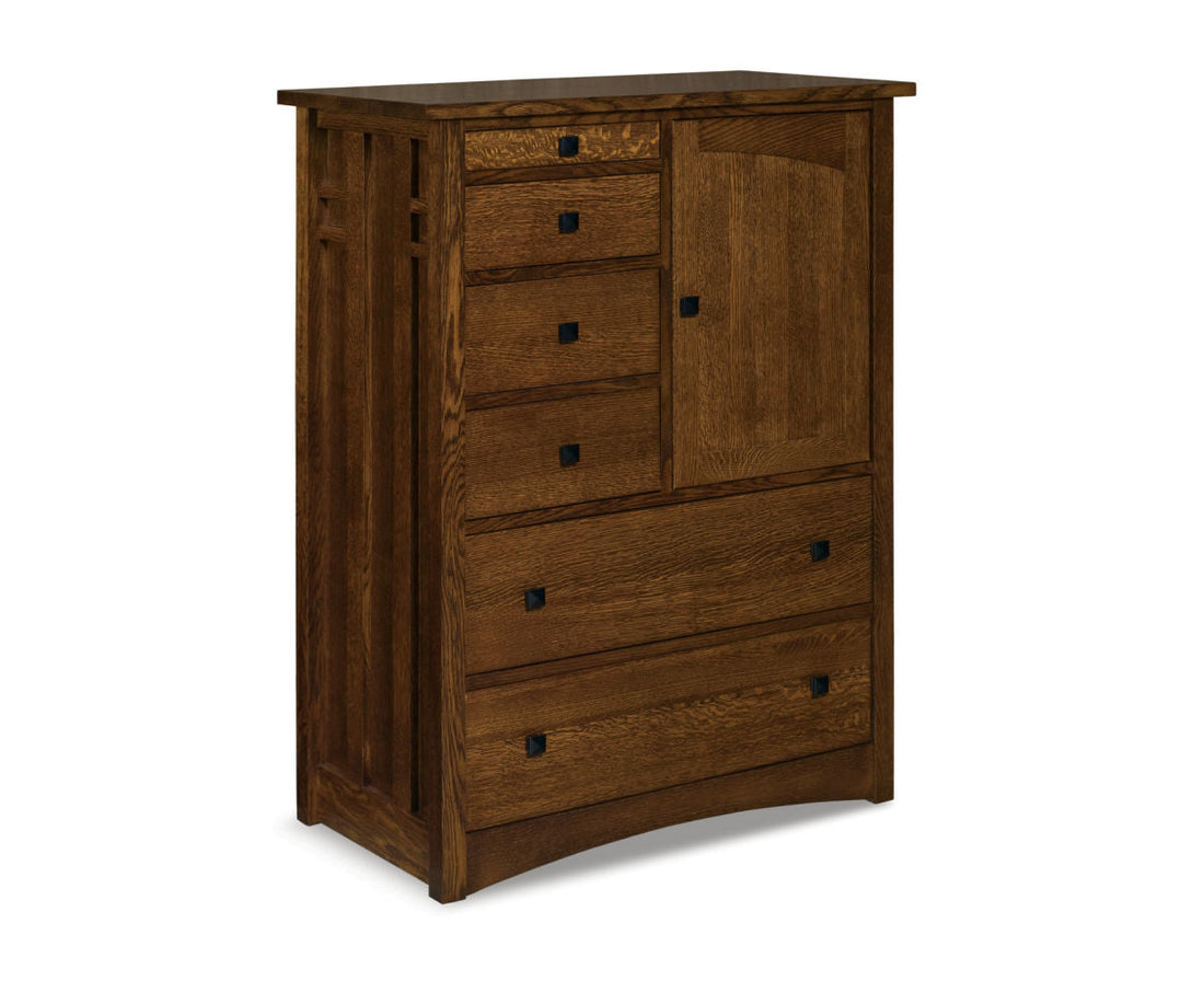 Kascade Gentleman's Chest; 6 drawer, 1 door – 39"W