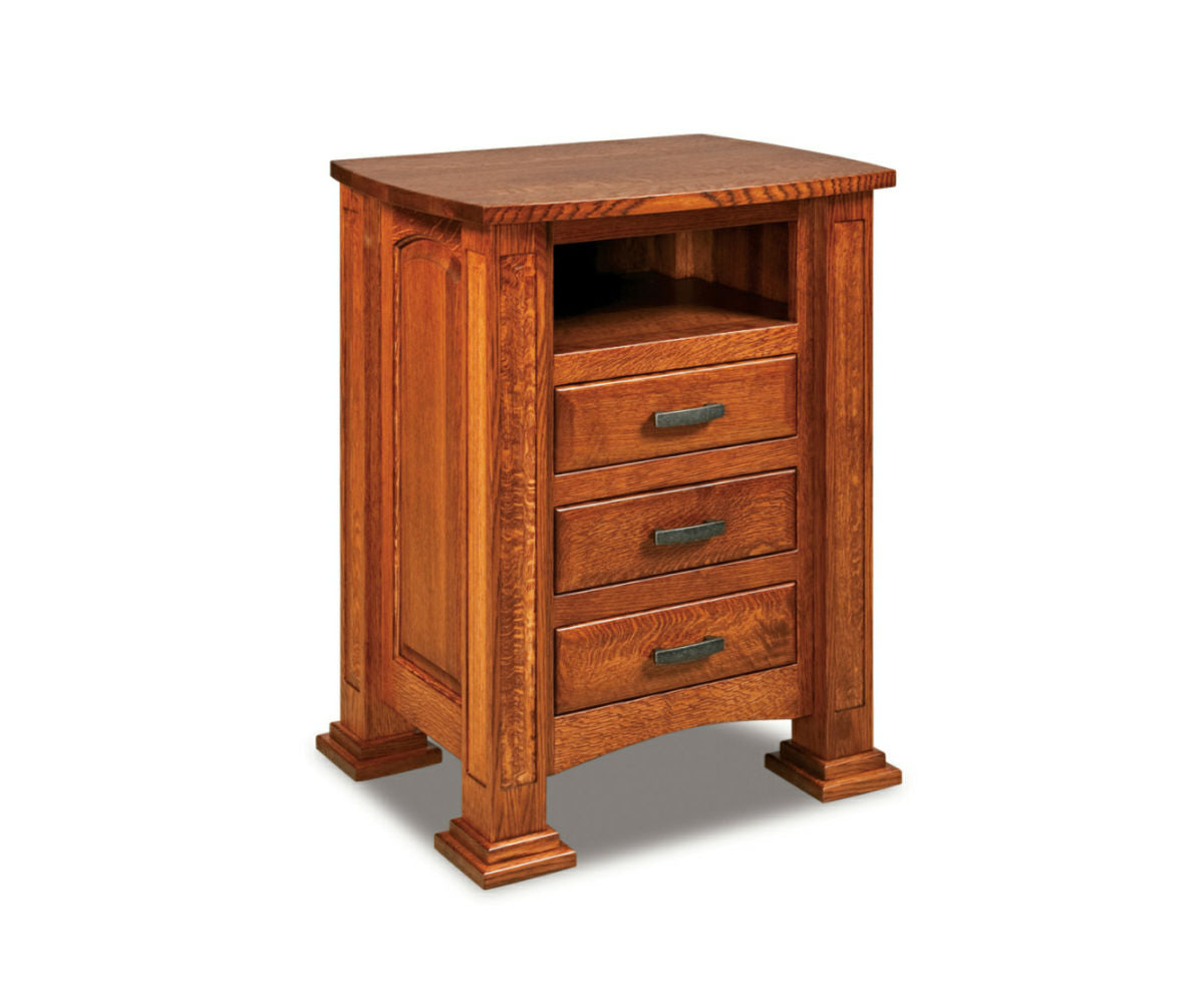 Lexington 3 Drawer Nightstand w/opening – 25½"W
