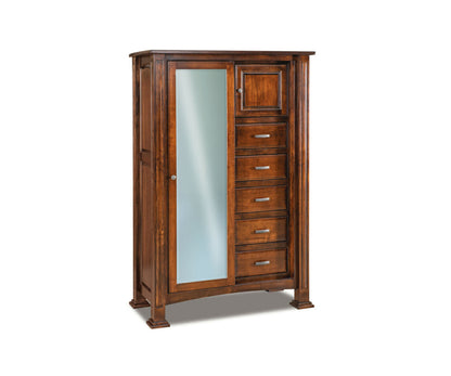 Lexington Chifferobe; 4 drawer, 3 door – 50"W