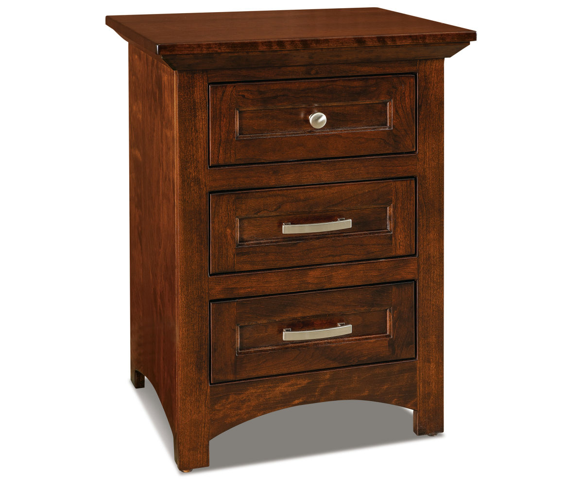 Lincoln 3 Drawer Nightstand – 21¾"W