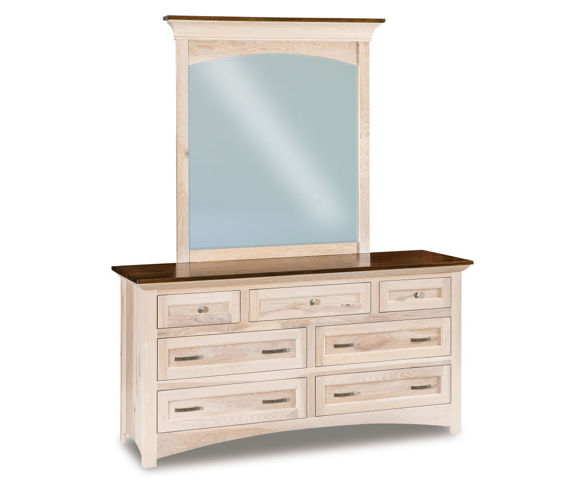 Lincoln 7 Drawer Dresser with Beveled Mirror – 72½"W