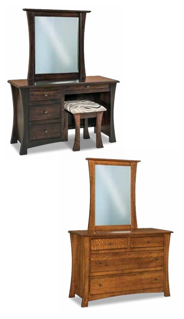 Matison 4 Drawer Dresser with Beveled Mirror – 52½"W