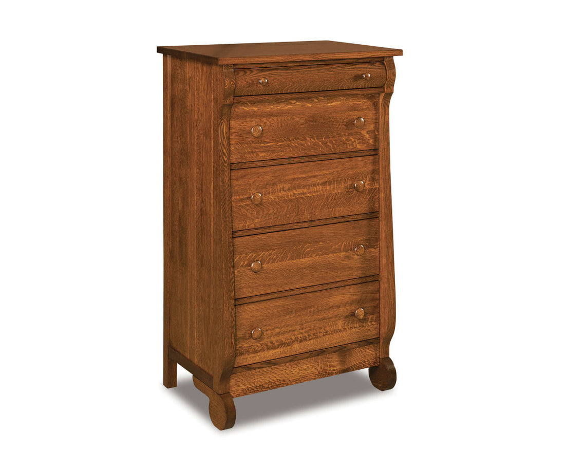 Old Classic Sleigh 5 Drawer Chest – 31¼"W