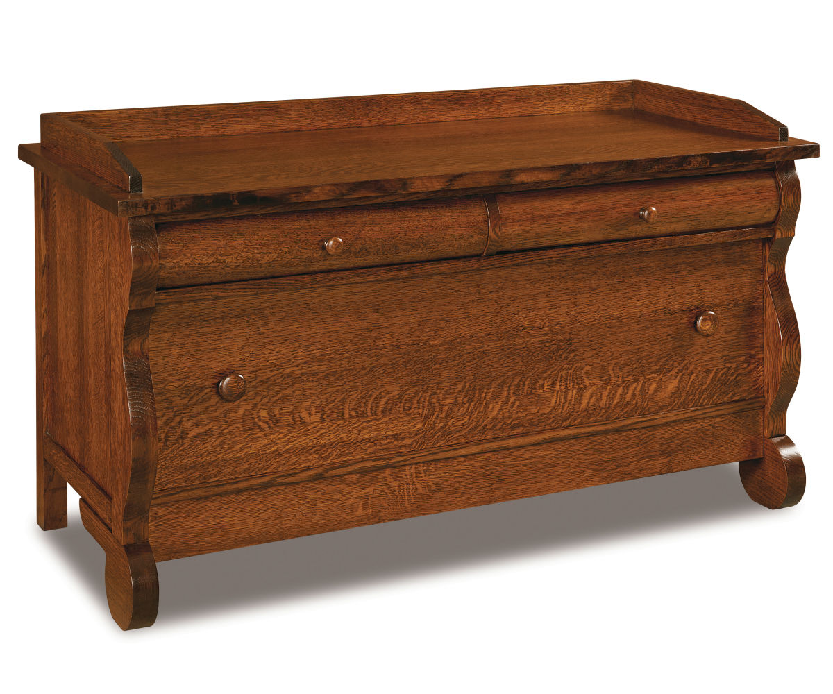 Old Classic Sleigh Blanket Chest w/cedar bottom – 48¾"W