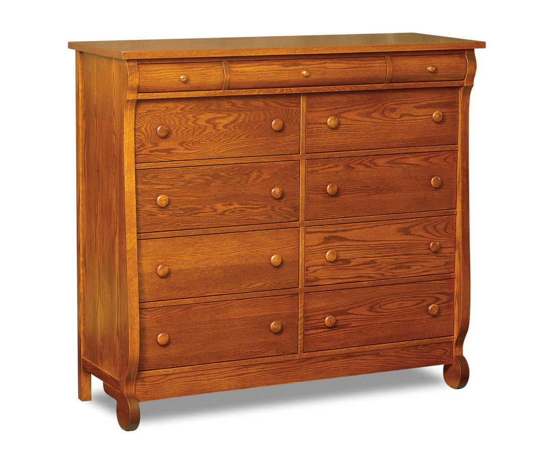 Old Classic Sleigh 11 Drawer Double Chest – 58"W