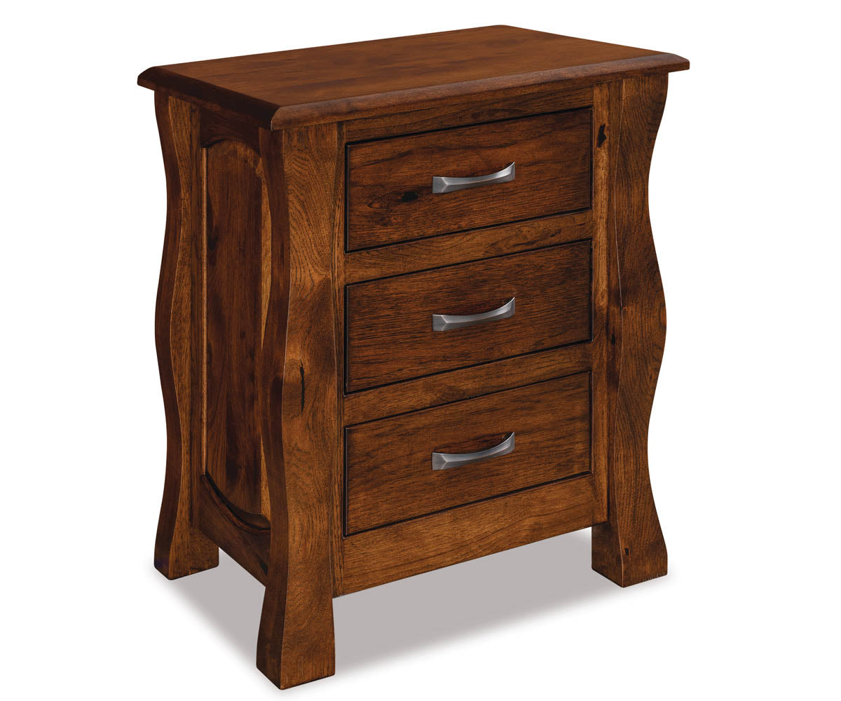 Reno 3 Drawer Nightstand – 24"W