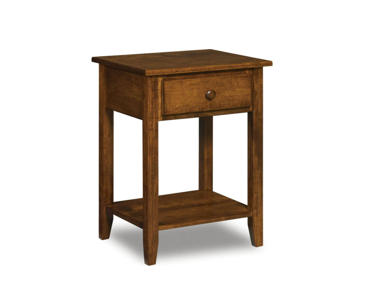 Shaker 1 Drawer Nightstand with opening – 21¼"W