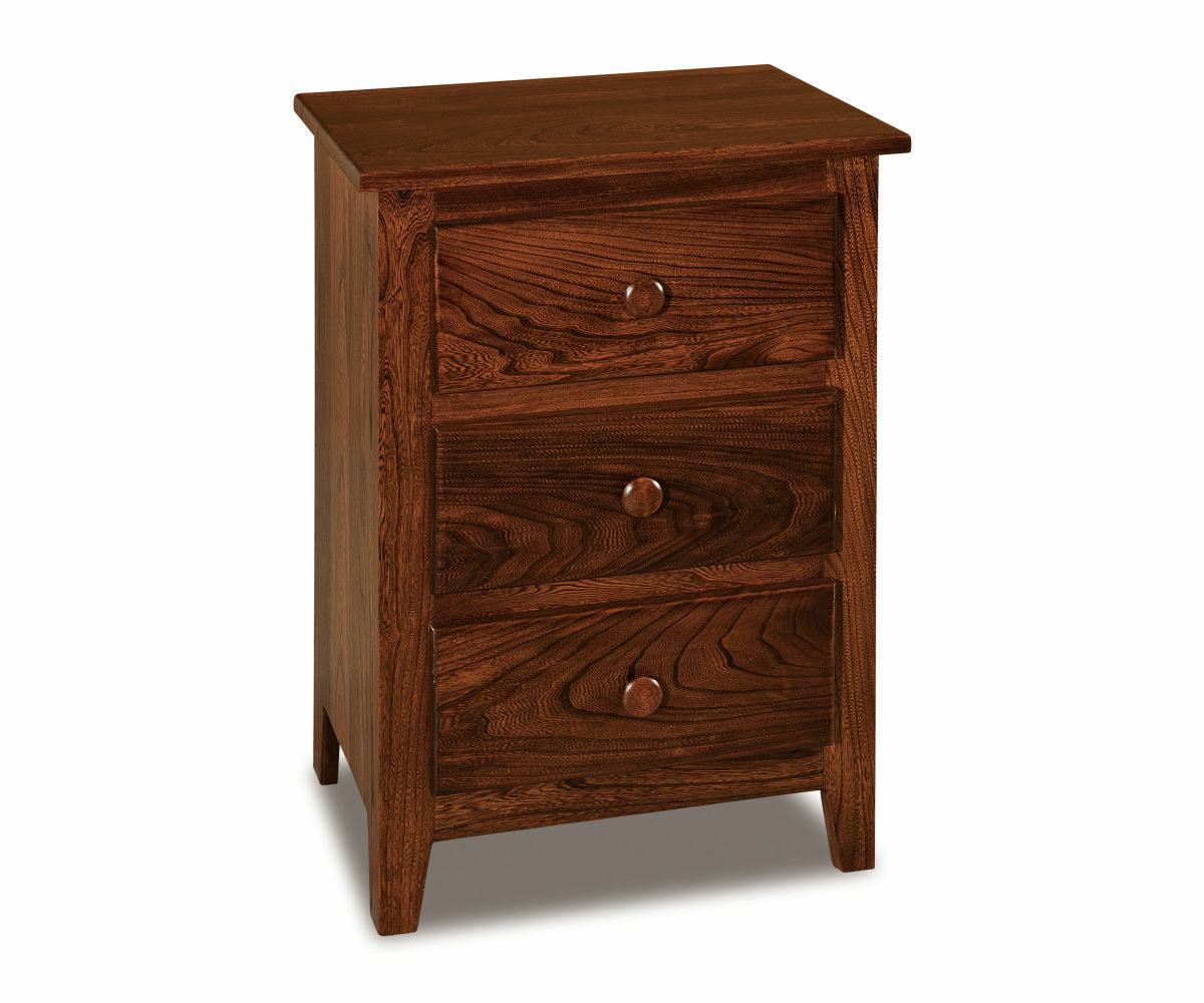Shaker 3 Drawer Nightstand – 20"W