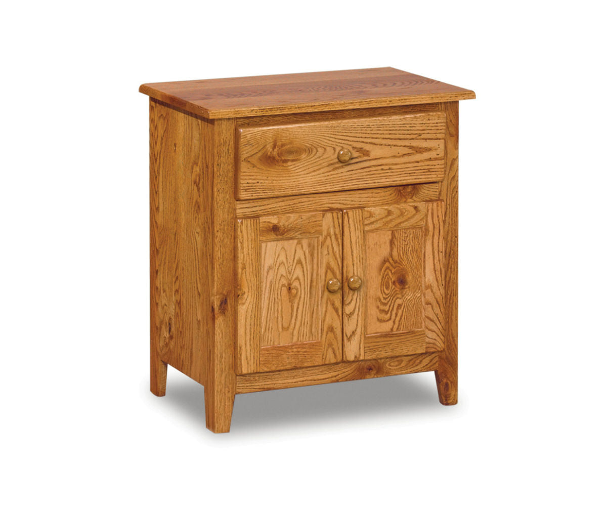 Shaker 1 Drawer, 2 Door Nightstand – 25"W x 28¾"H